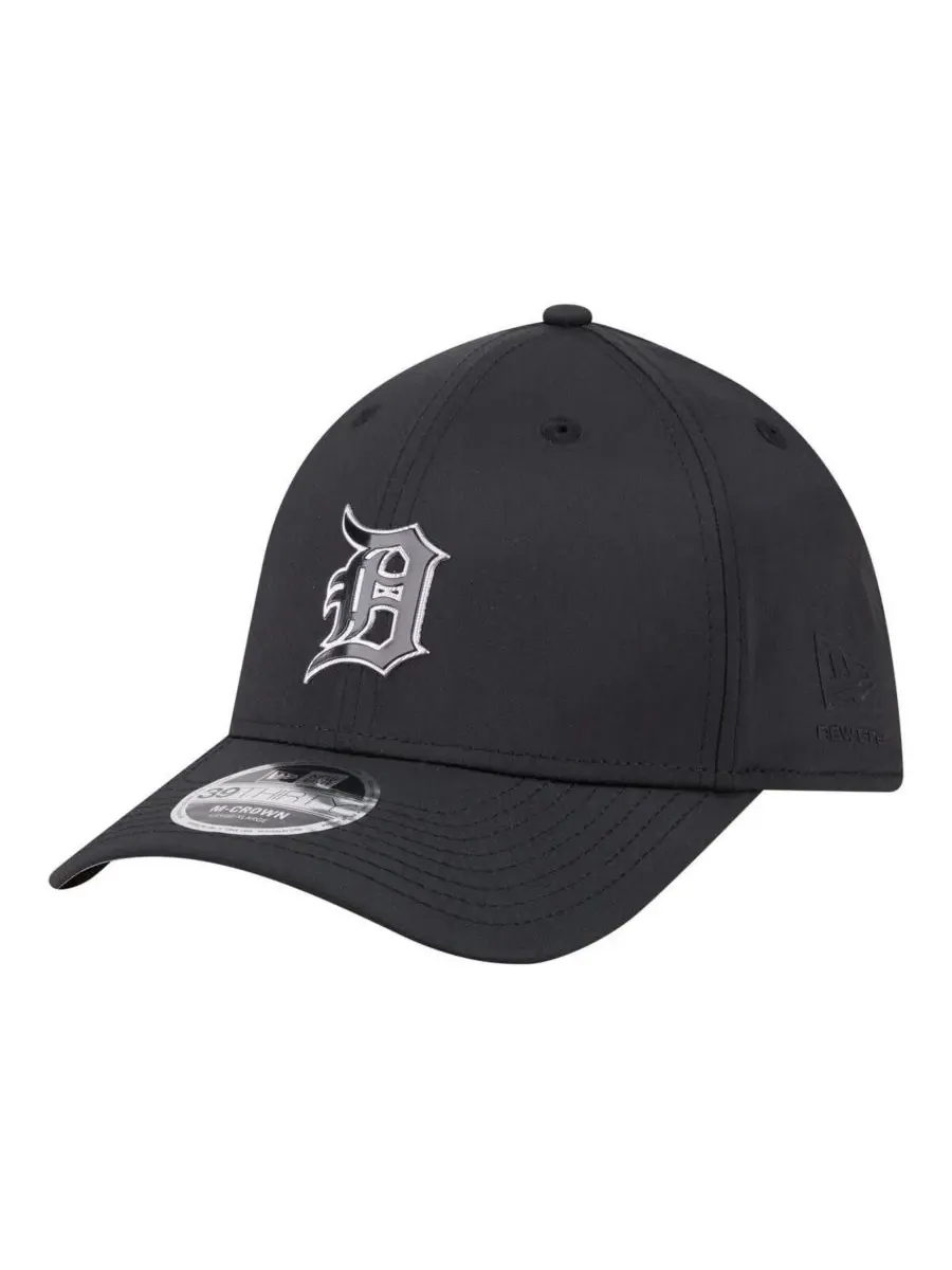 Бейсболка с металлическим принтом Detroit Tigers New Era — изображение 1 из 5, черный