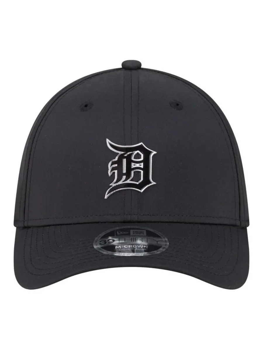 Бейсболка с металлическим принтом Detroit Tigers New Era — изображение 2 из 5, черный