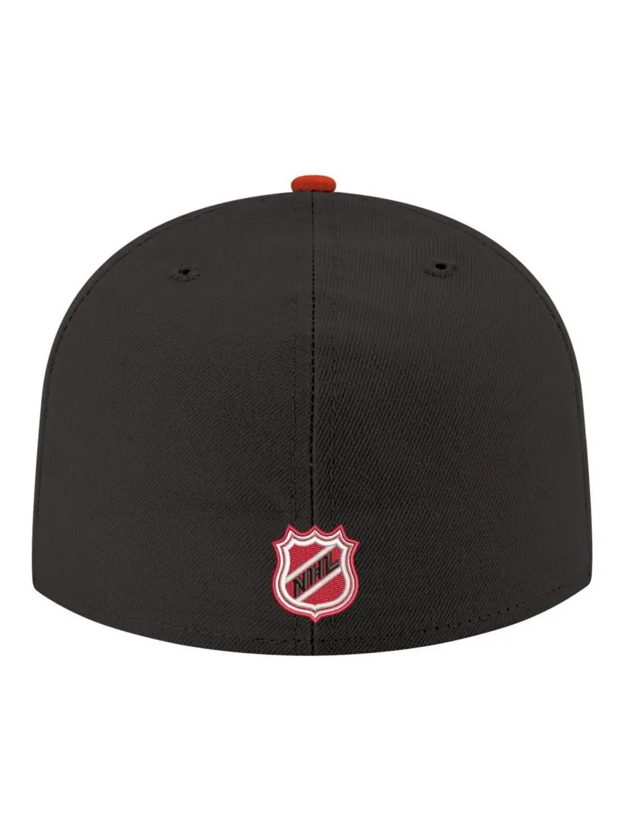 Кепка с высокой тульей и плоским козырьком New Jersey Devils Core Logo Two-Tone 59FIFTY New Era — изображение 4 из 4