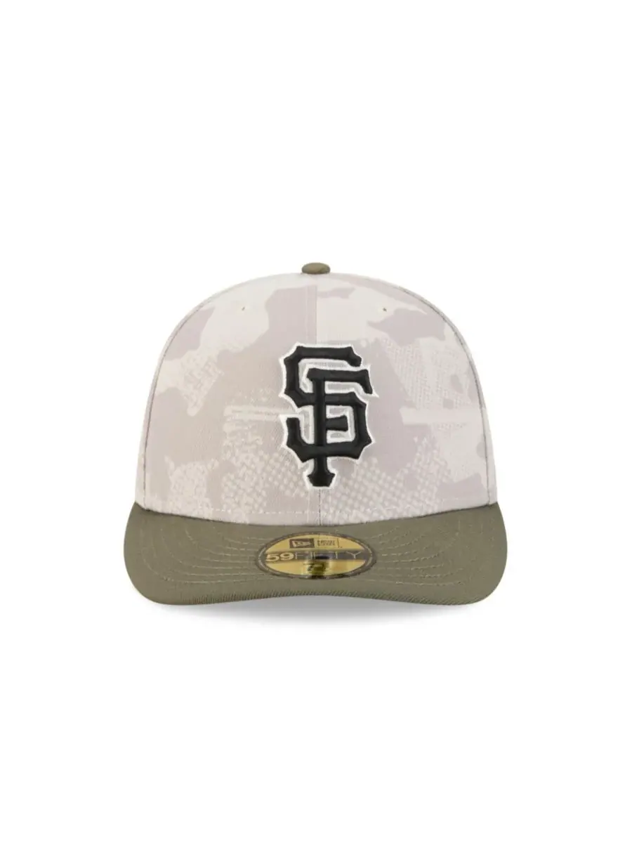 New Era Мужская светло-бежевая/оливковая кепка San Francisco Giants 2025, посвященная Дню — изображение 3 из 7