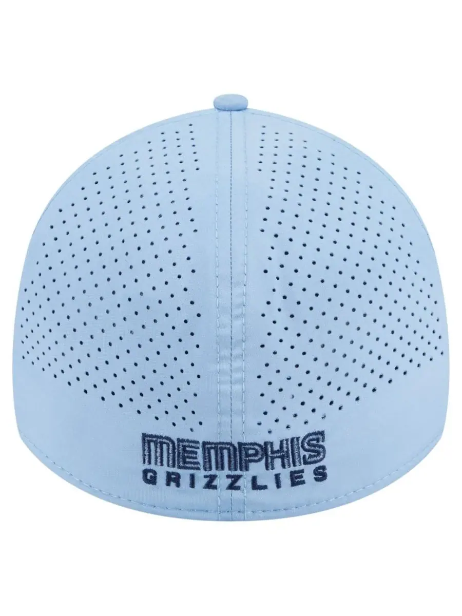 New Era Мужская светло-голубая бейсболка Memphis Grizzlies Featherweight Poly Rope Flex 39Thirty — изображение 3 из 5