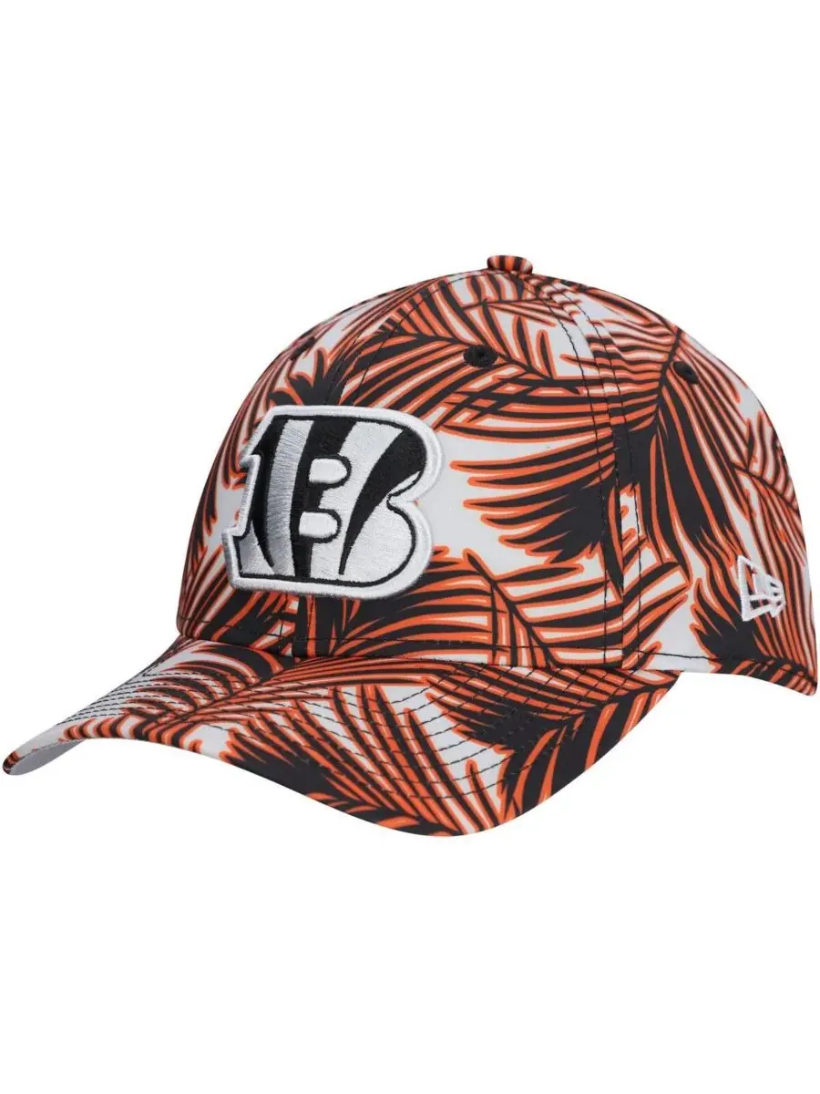 New Era Мужская серая кепка Cincinnati Bengals Palms 39THIRTY Flex — изображение 1 из 4, серый