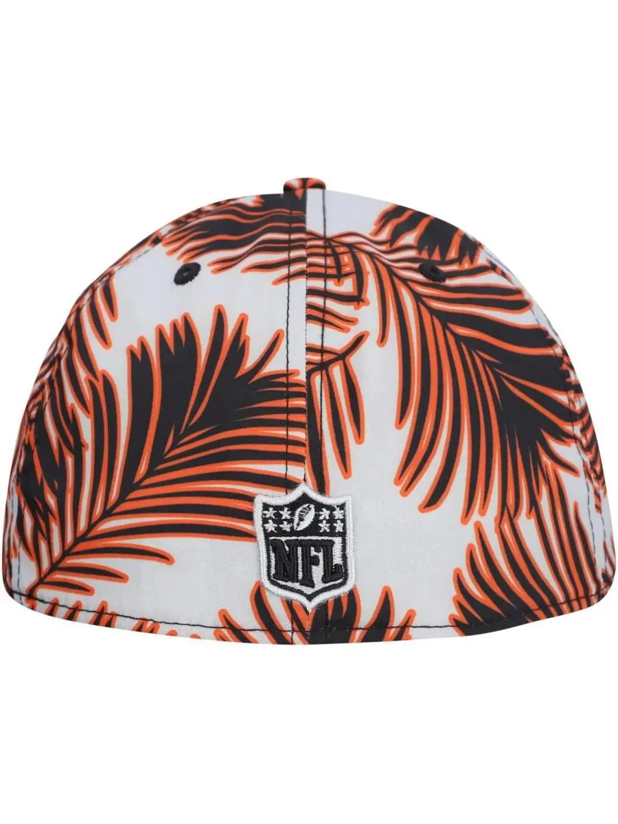 New Era Мужская серая кепка Cincinnati Bengals Palms 39THIRTY Flex — изображение 2 из 4, серый