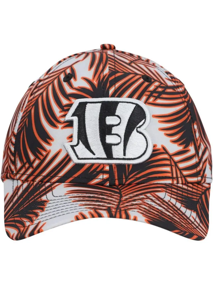 New Era Мужская серая кепка Cincinnati Bengals Palms 39THIRTY Flex — изображение 4 из 4, серый