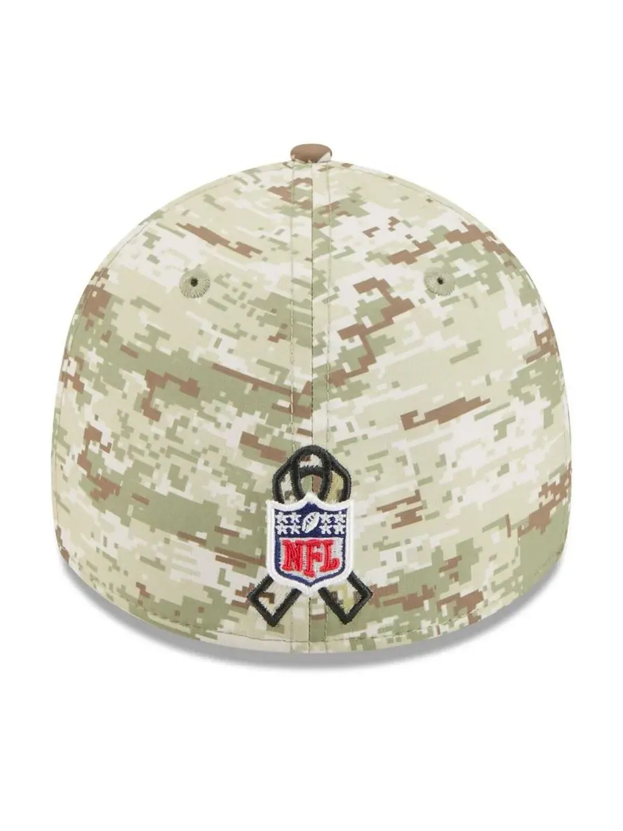 New Era Мужская камуфляжная/темно-зеленая кепка Atlanta Falcons 2025 Salute to Service 39THIRTY — изображение 2 из 4