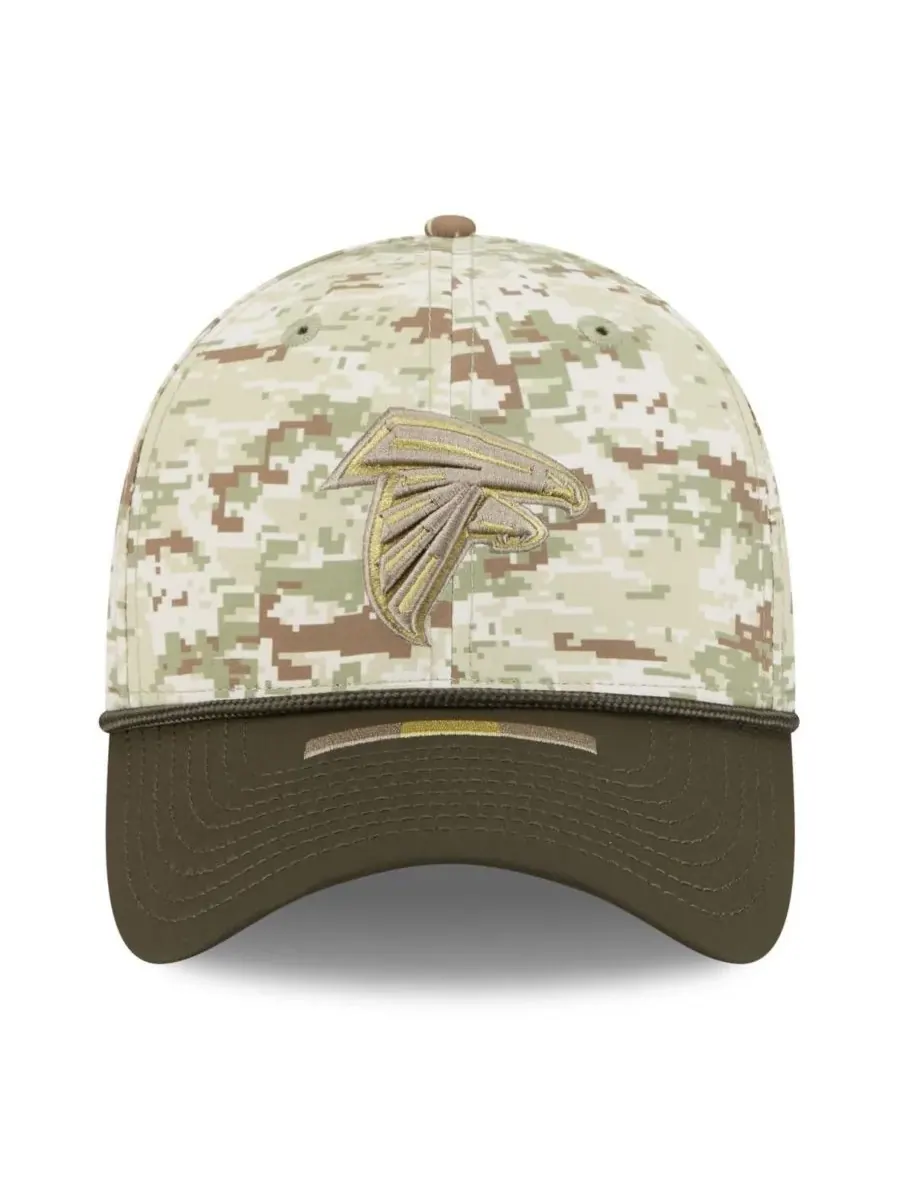 New Era Мужская камуфляжная/темно-зеленая кепка Atlanta Falcons 2025 Salute to Service 39THIRTY — изображение 4 из 4