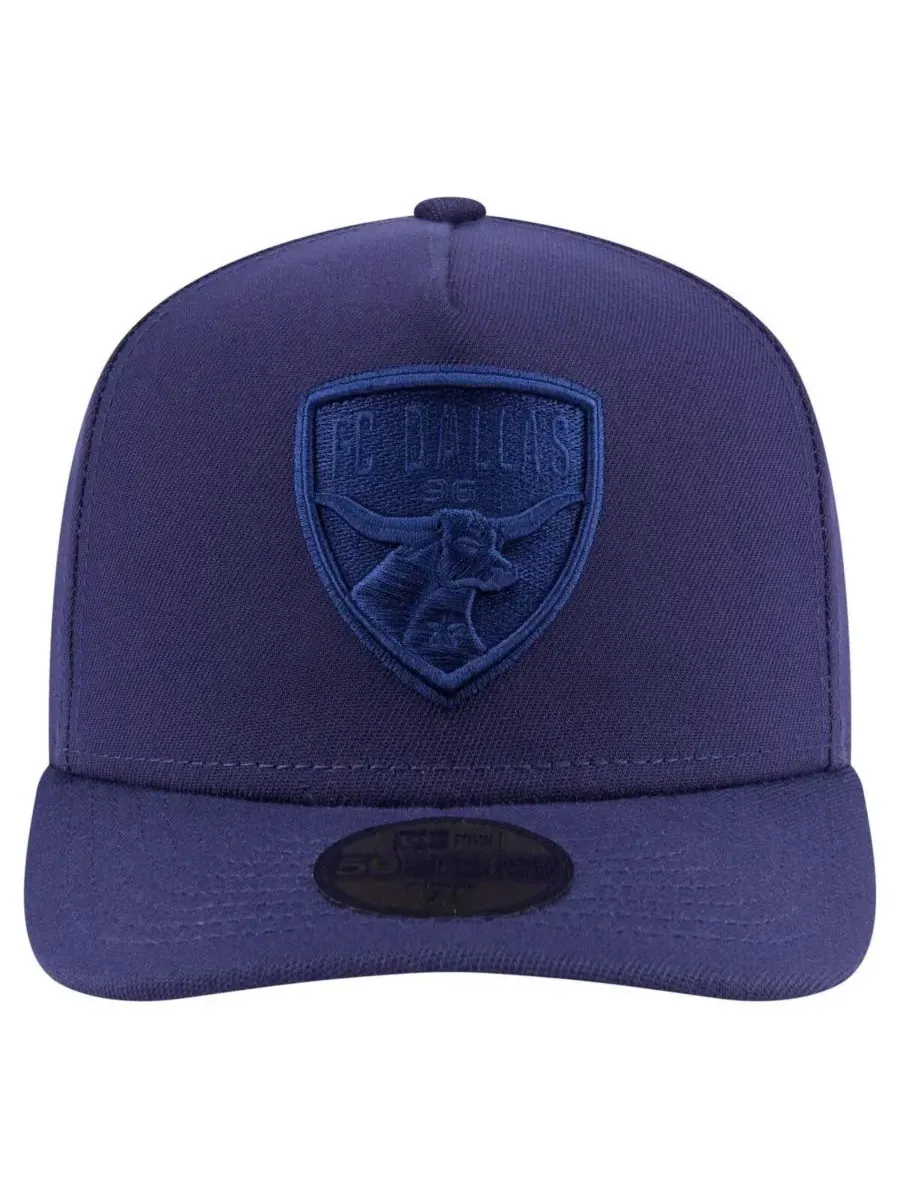 New Era Мужская кепка FC Dallas Color Pack A-Frame 59FIFTY темно-синего цвета — изображение 2 из 4, темно-синий