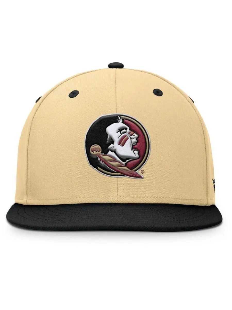 Fanatics Мужская бейсболка Florida State Seminoles Balance Fitted цвета хаки/черный — изображение 2 из 4, хаки черный