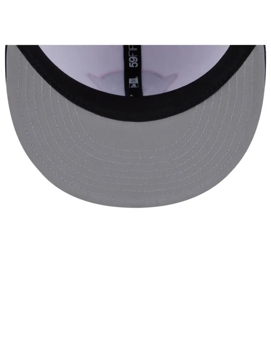 New Era Мужская бейсболка Houston Astros 2025 City Connect Batting Practice 59FIFTY — изображение 5 из 5, белый темно-синий