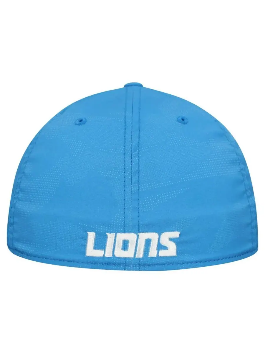 New Era Мужская синяя кепка Detroit Lions в тональном камуфляже 39THIRTY, эластичная посадка — изображение 2 из 4, синий