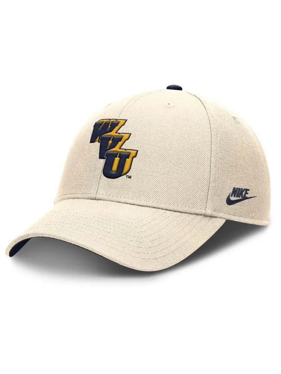 Мужская регулируемая кепка Natural West Virginia Mountaineers Rise Legacy Nike — изображение 1 из 4, прозрачный