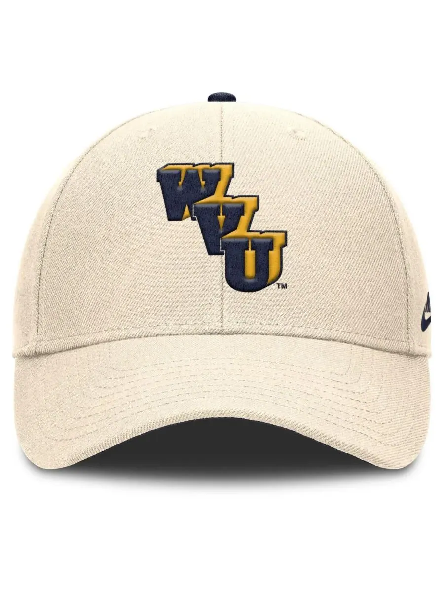 Мужская регулируемая кепка Natural West Virginia Mountaineers Rise Legacy Nike — изображение 2 из 4, прозрачный