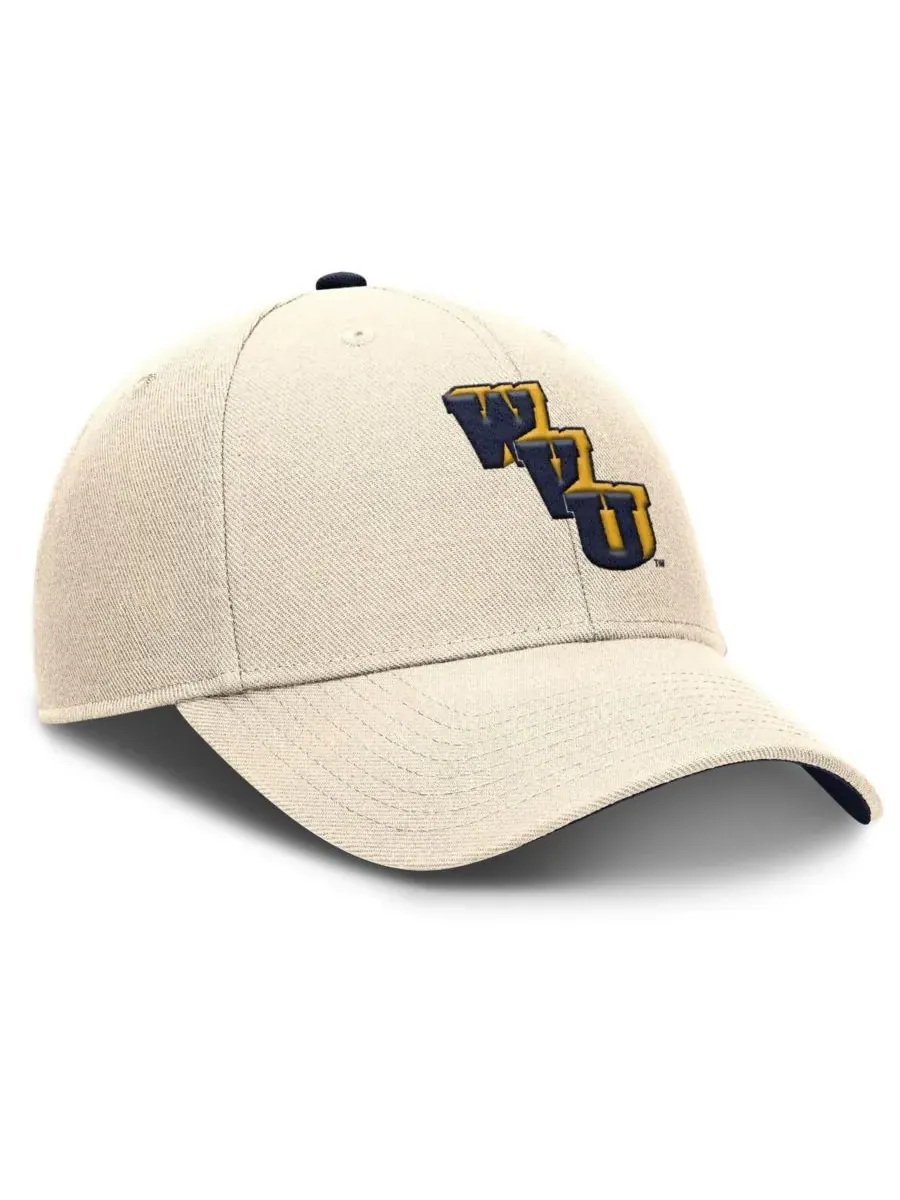 Мужская регулируемая кепка Natural West Virginia Mountaineers Rise Legacy Nike — изображение 4 из 4, прозрачный
