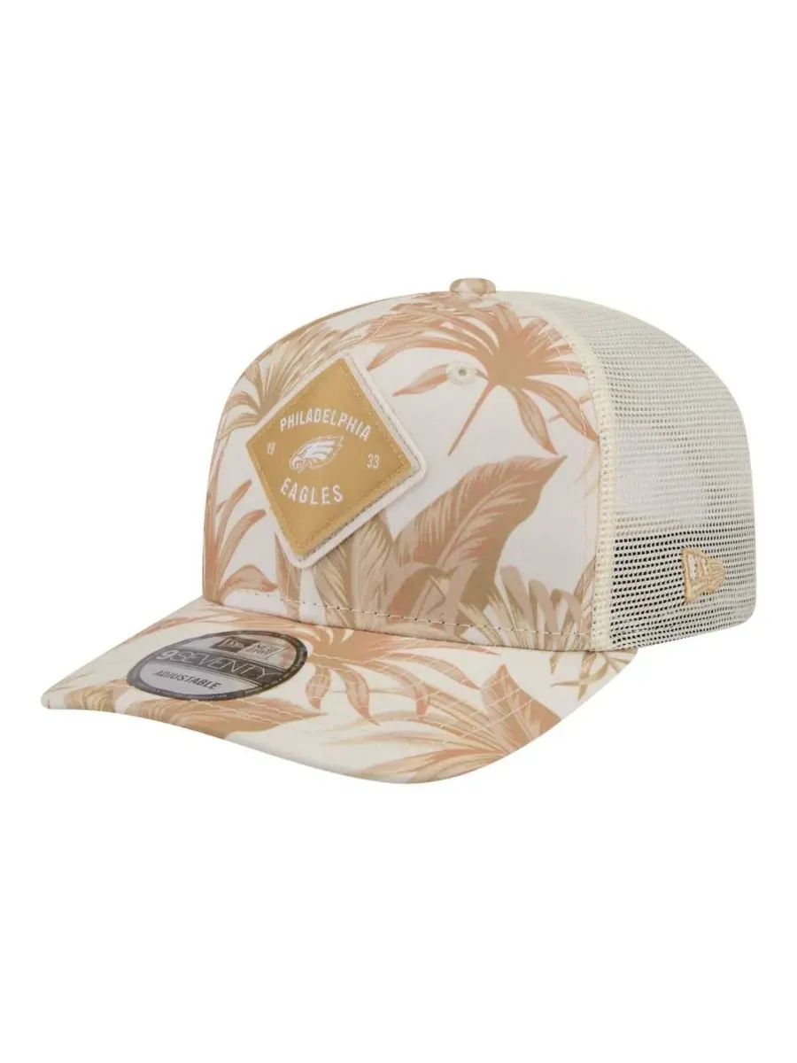 Бейсболка New Era Philadelphia Eagles Tonal Palm 9SEVENTY — изображение 1 из 5, бежевый