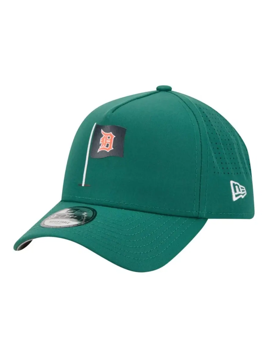 Кепка Detroit Tigers с козырьком New Era — изображение 3 из 5, зеленый