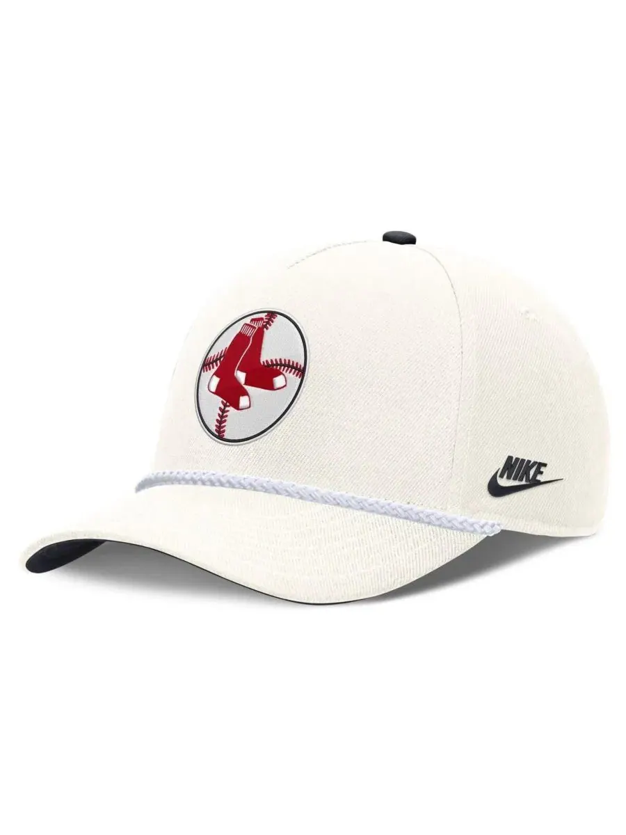 Бейсболка с изогнутым козырьком Cooperstown Rise Nike — изображение 1 из 5, бежевый