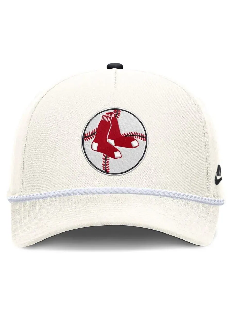 Бейсболка с изогнутым козырьком Cooperstown Rise Nike — изображение 2 из 5, бежевый