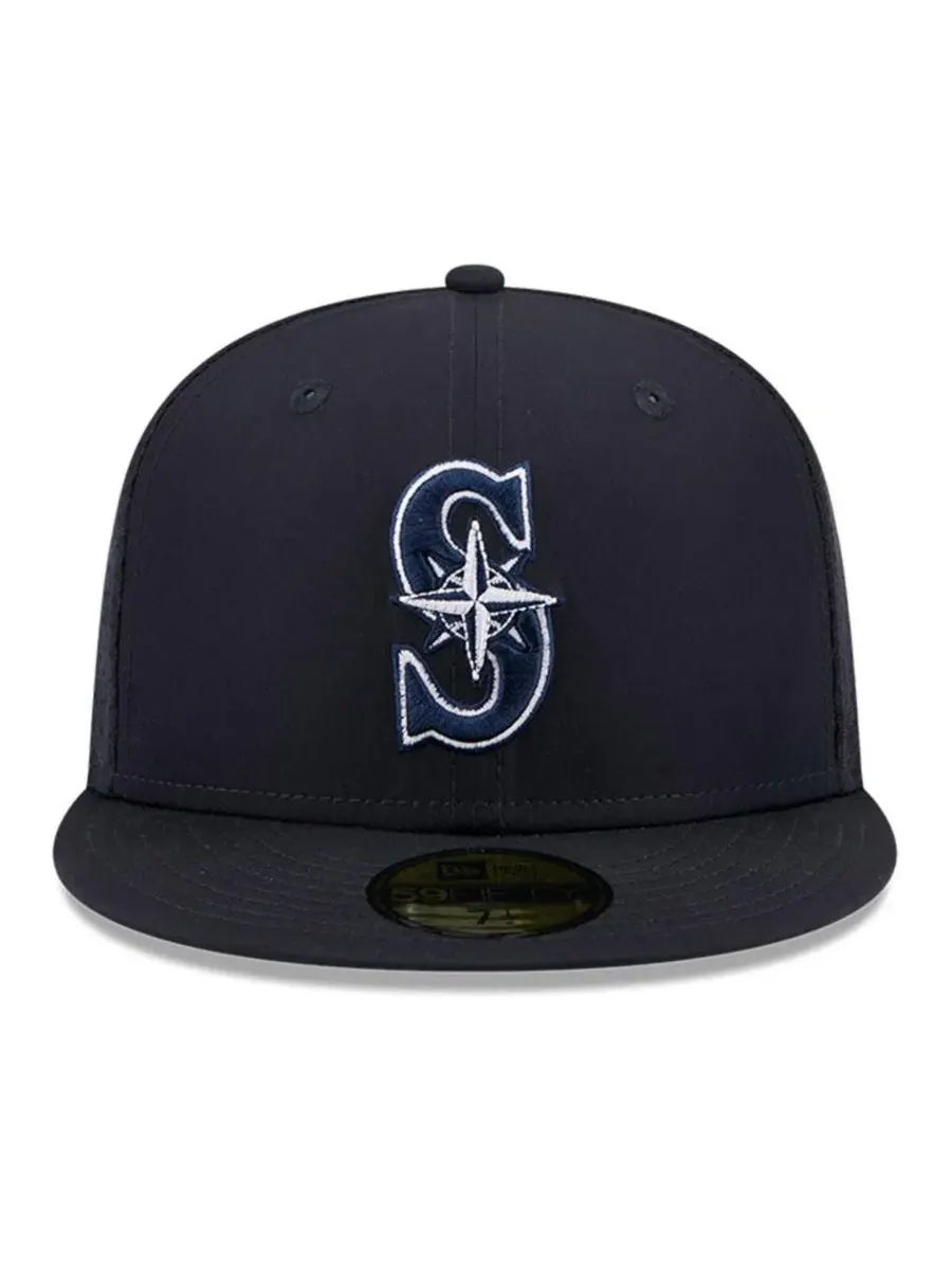 Бейсболка New Era Seattle Mariners 2026 Batting Practice 59FIFTY — изображение 2 из 5, темно-синий
