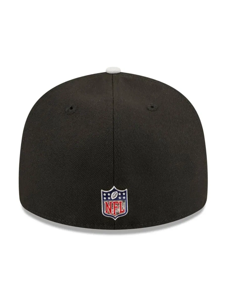 Кепка New Era 59FIFTY с козырьком, модель 2026 NFL Draft — изображение 4 из 5, черный серебристый