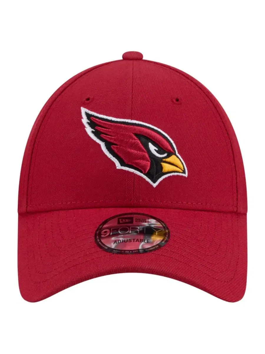 Кепка New Era 9FORTY с вышитым логотипом Arizona Cardinals — изображение 2 из 6, красный
