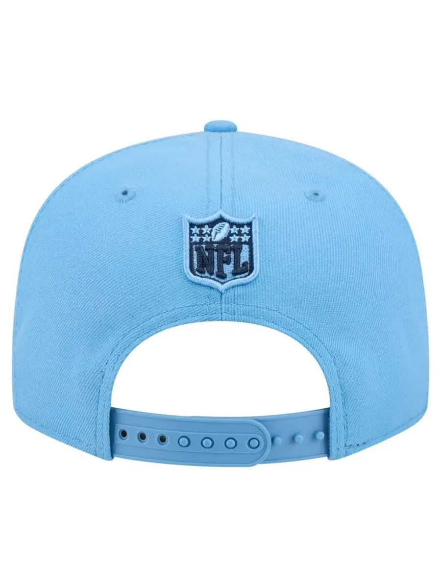 Кепка-снэпбек с вышивкой Tennessee Titans Script New Era — изображение 3 из 5, светлый синий