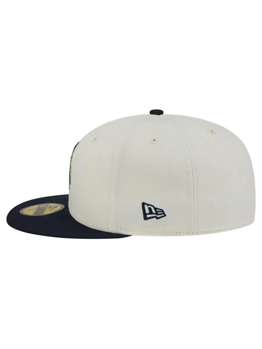 Кепка с вышивкой Blossom 59FIFTY New Era — изображение 7 из 7, белый темно-синий