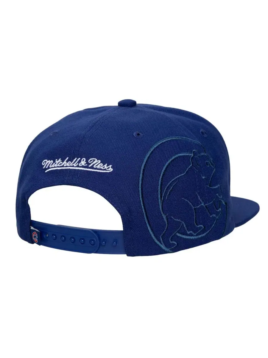 Кепка-снапбек с вышивкой Chicago Cubs Mitchell & Ness — изображение 2 из 3, королевский