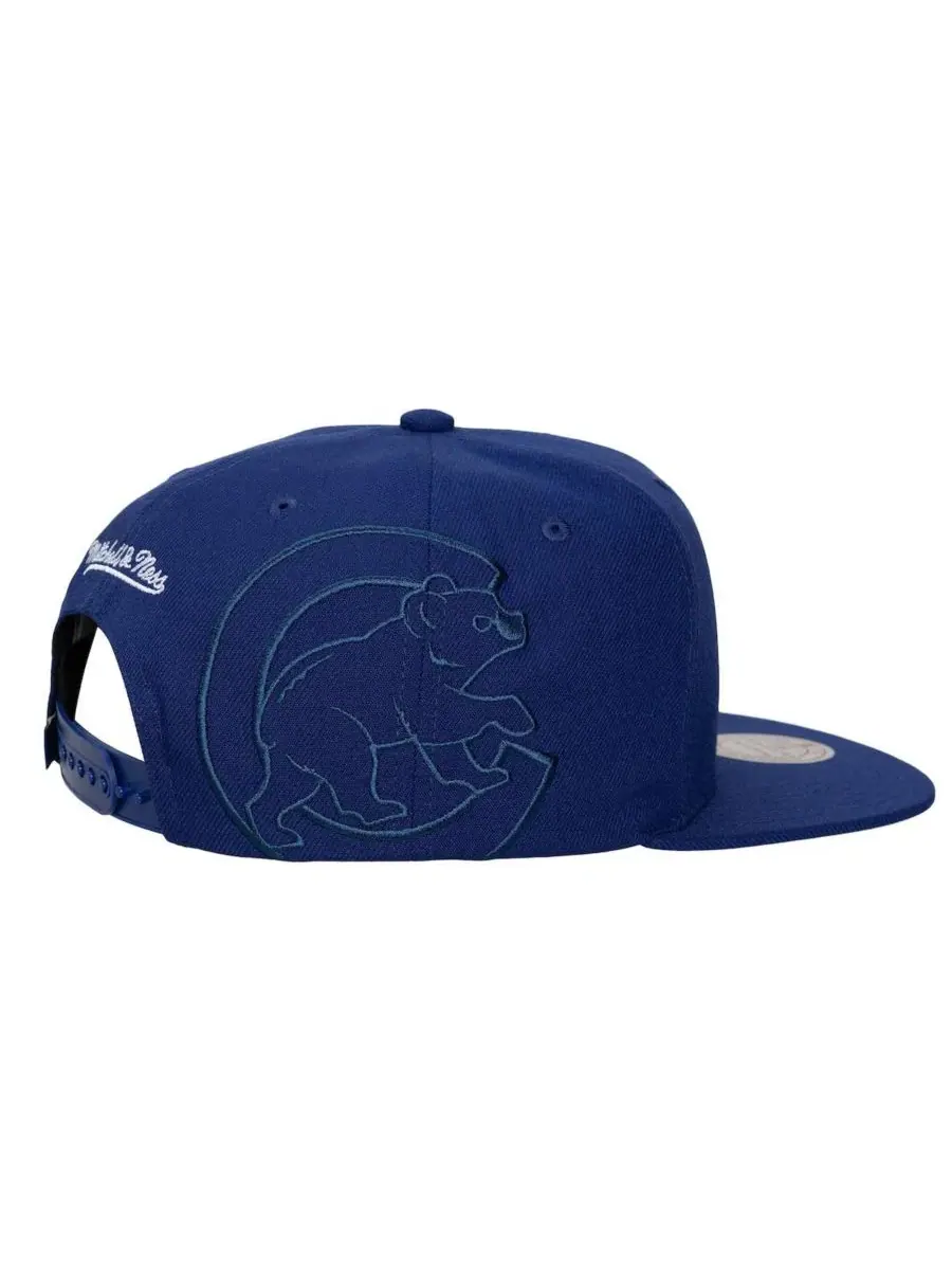 Кепка-снапбек с вышивкой Chicago Cubs Mitchell & Ness — изображение 3 из 3, королевский