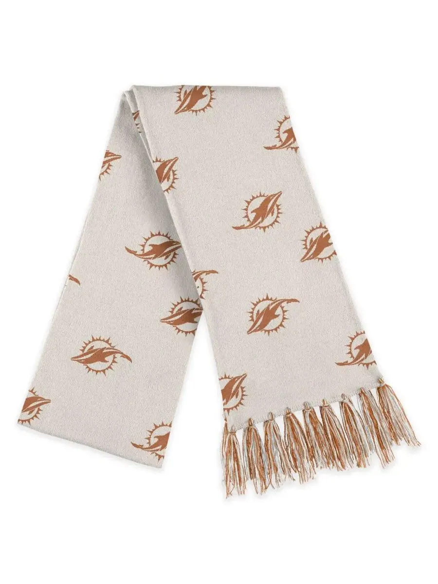 Комплект шарфа и перчаток с тональным дизайном, модель Tonal Scarf and Gloves Set WEAR by Erin — изображение 2 из 5, бежевый