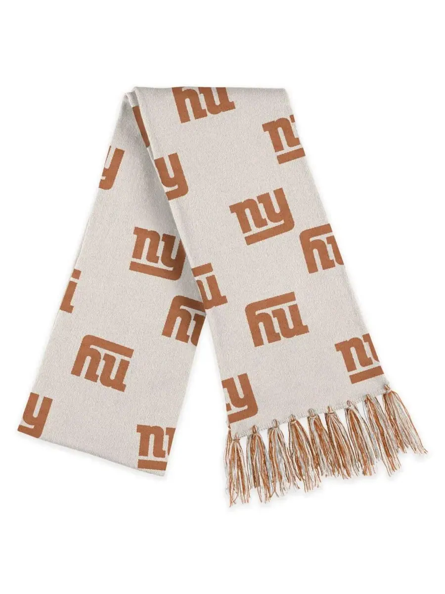 Комплект шарфа и перчаток с тональным дизайном, модель Tonal Scarf and Gloves Set WEAR by Erin — изображение 4 из 5, бежевый