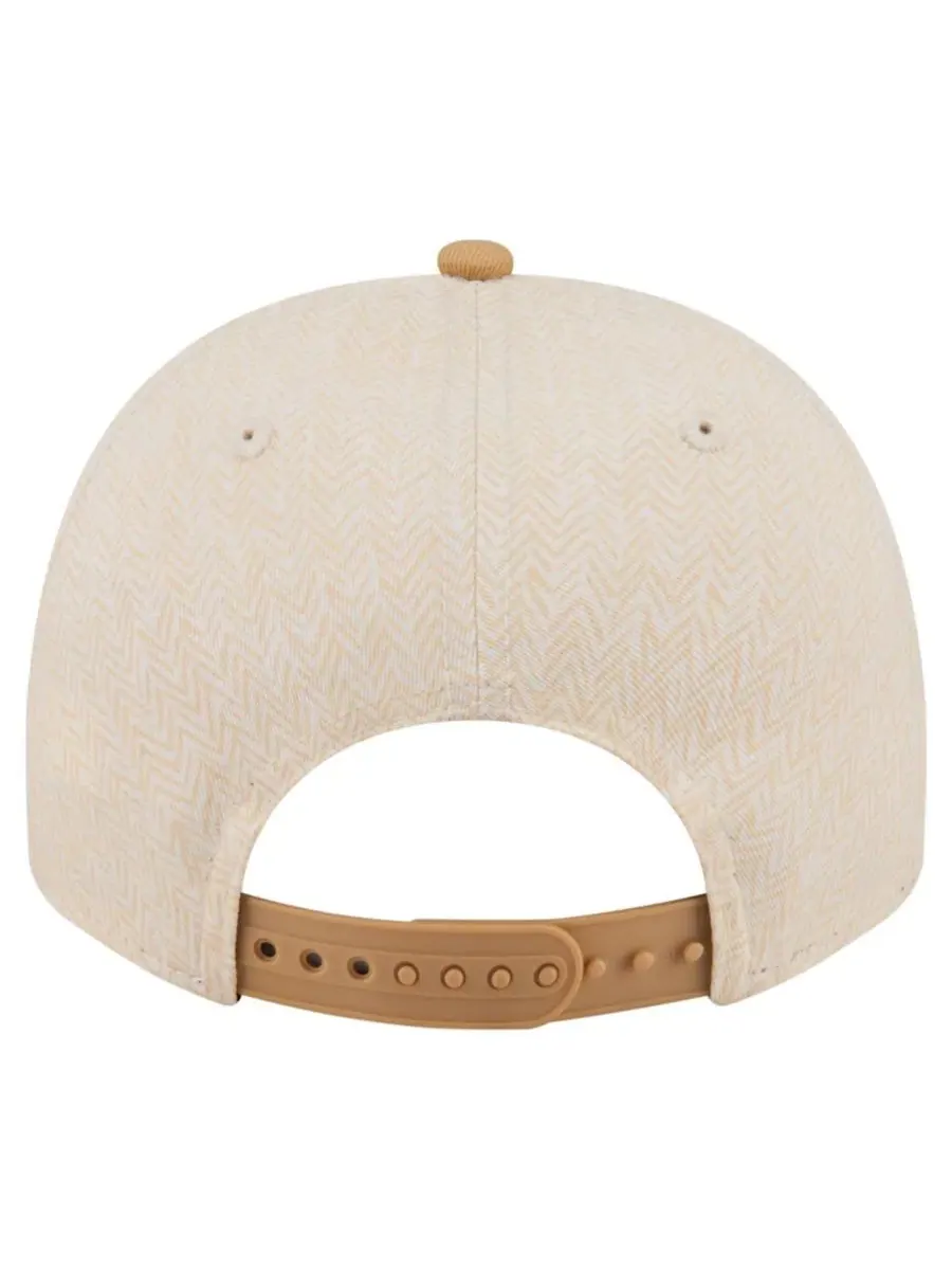 Кепка-снапбек с вышивкой Detroit Tigers Herringbone 9FIFTY A-Frame New Era — изображение 4 из 5, кремовый хаки