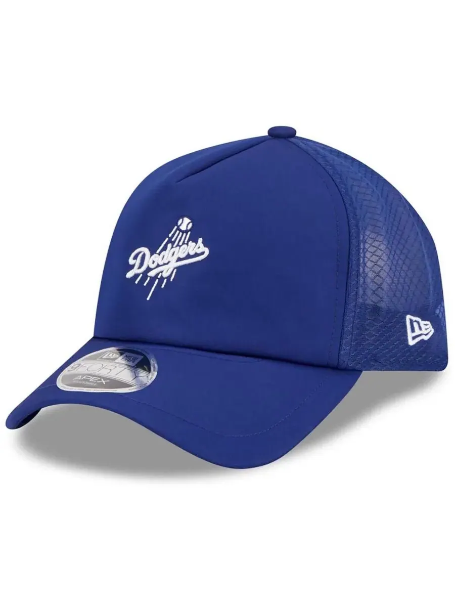 Кепка New Era с эмблемой Los Angeles Dodgers, 2026 Batting Practice Alternate Apex 9FORTY — изображение 1 из 4, королевский