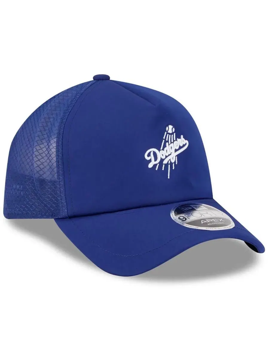 Кепка New Era с эмблемой Los Angeles Dodgers, 2026 Batting Practice Alternate Apex 9FORTY — изображение 3 из 4, королевский