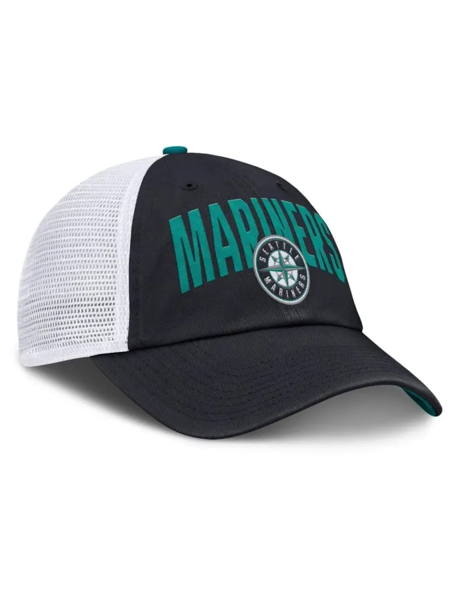 Кепка-тракер с вышивкой Seattle Mariners, модель Primetime Club Nike — изображение 3 из 5, темно-синий белый