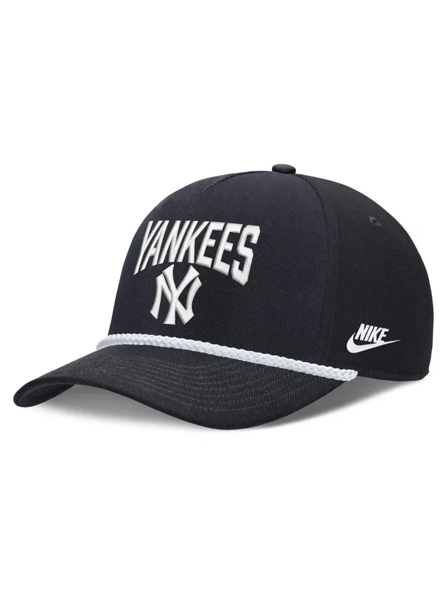 Бейсболка Nike Cooperstown Rise Adjustable Hat — изображение 1 из 4, темно-синий