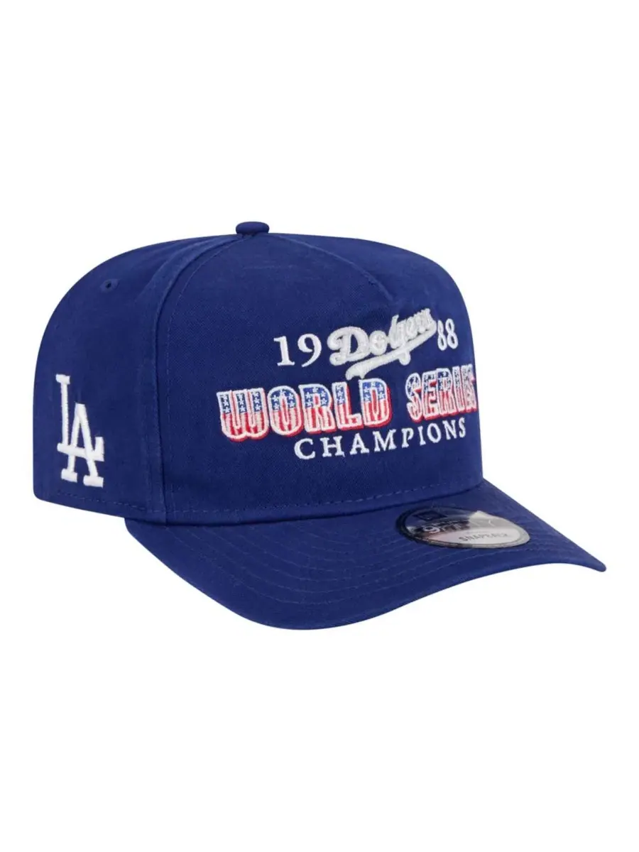 Кепка-снэпбек с высокой тульей Los Angeles Dodgers 1988 World Series Throwback 9FIFTY A-Frame New — изображение 1 из 5