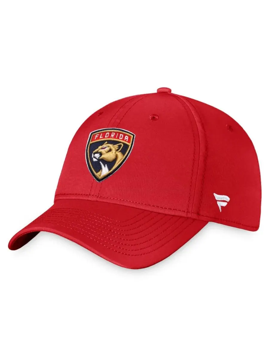 Кепка-флекс с вышивкой Florida Panthers Fanatics — изображение 1 из 2, красный