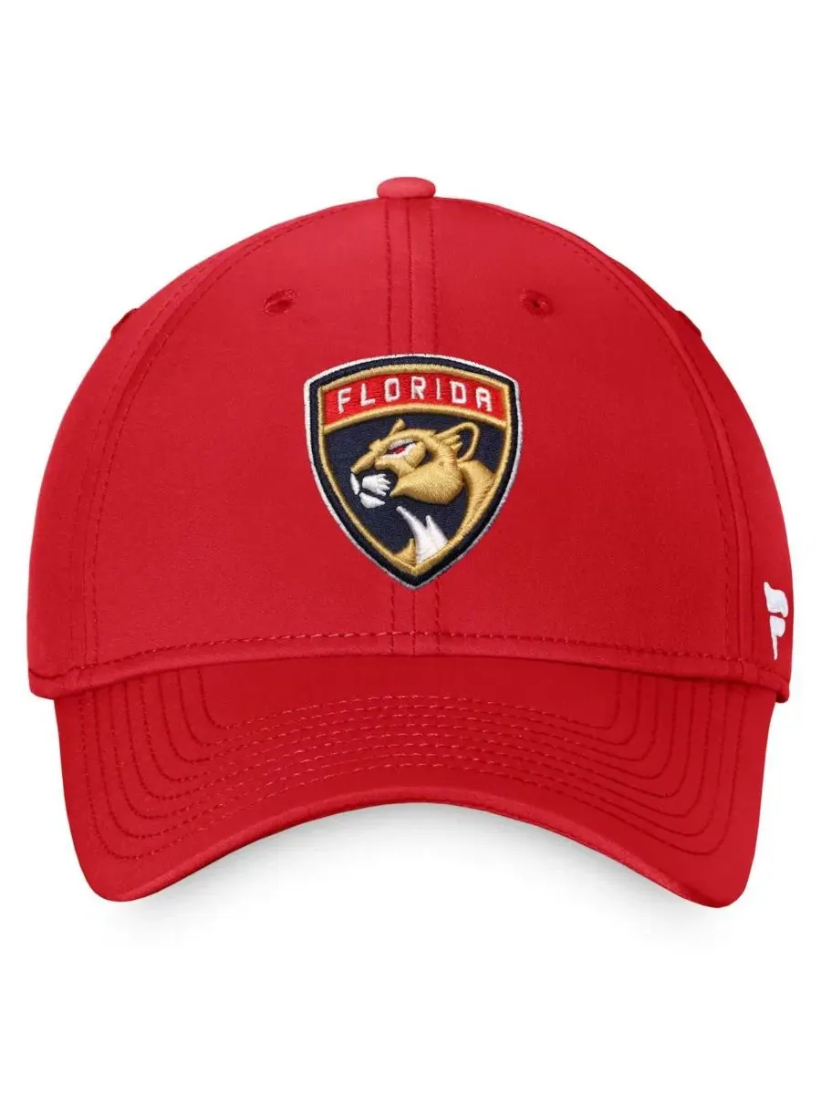 Кепка-флекс с вышивкой Florida Panthers Fanatics — изображение 2 из 2, красный