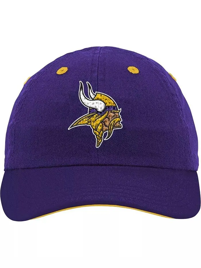 Шапка-ушанка Slouch Flex для мальчиков и девочек, фиолетовая, для малышей Minnesota Vikings Team — изображение 2 из 3