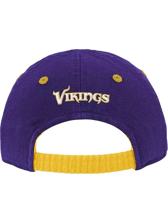 Шапка-ушанка Slouch Flex для мальчиков и девочек, фиолетовая, для малышей Minnesota Vikings Team — изображение 3 из 3