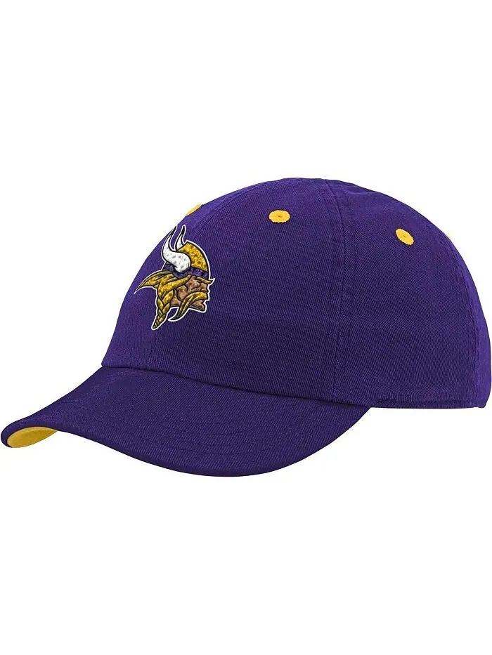 Гибкая шапка с напуском для мальчиков и девочек фиолетового цвета Minnesota Vikings Team Outerstuff — изображение 1 из 3