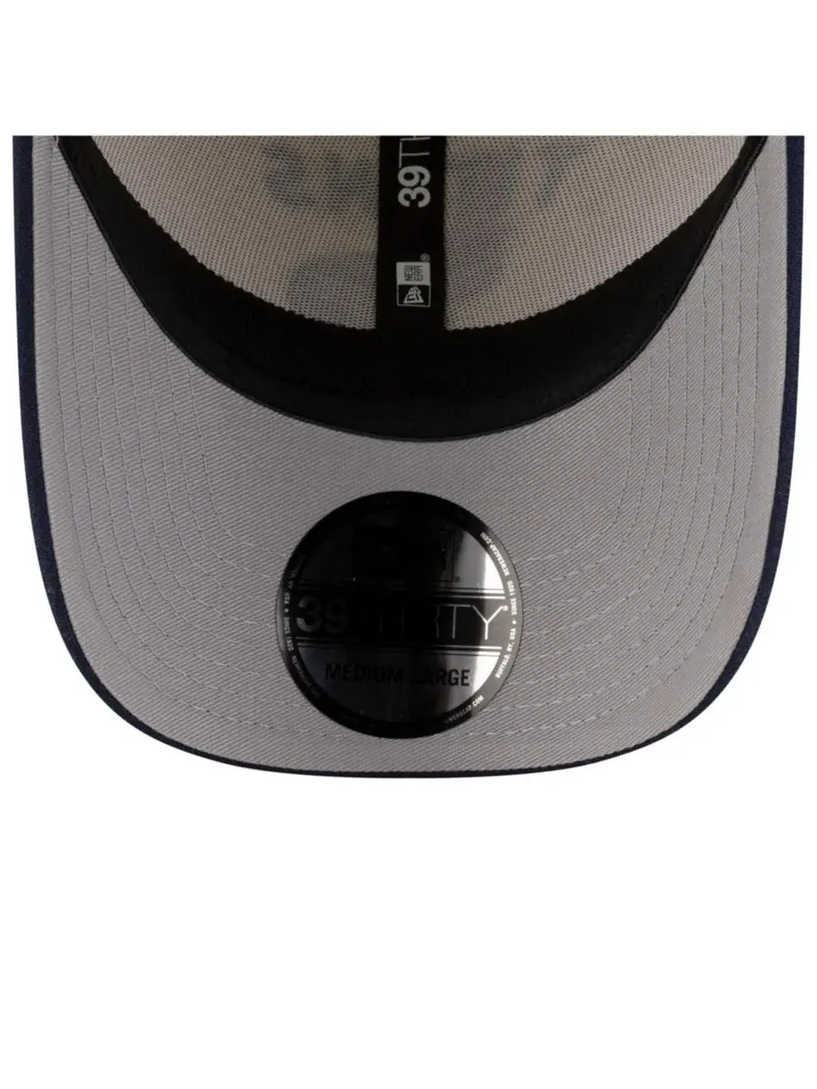 New Era Мужская кепка Tennessee Titans 39THIRTY Flex, кремово-синего цвета, с символикой драфта НФЛ — изображение 2 из 5