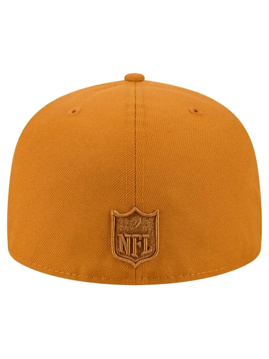 New Era Мужская коричневая бейсболка Kansas City Chiefs Color Pack A-Frame 59FIFTY Fitted Hat — изображение 3 из 5