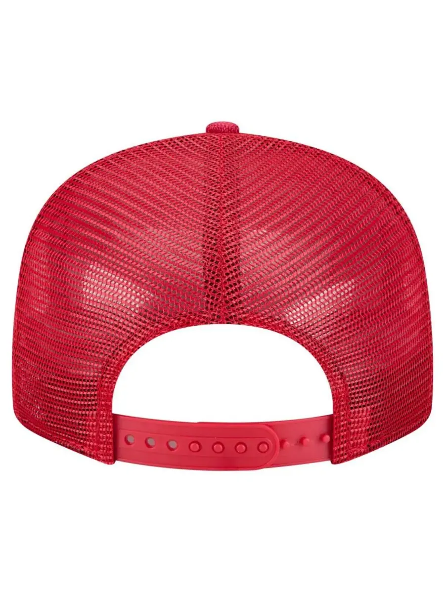New Era Мужская красная бейсболка Philadelphia Phillies Split Panel 9FIFTY Trucker Snapback — изображение 4 из 4, красный