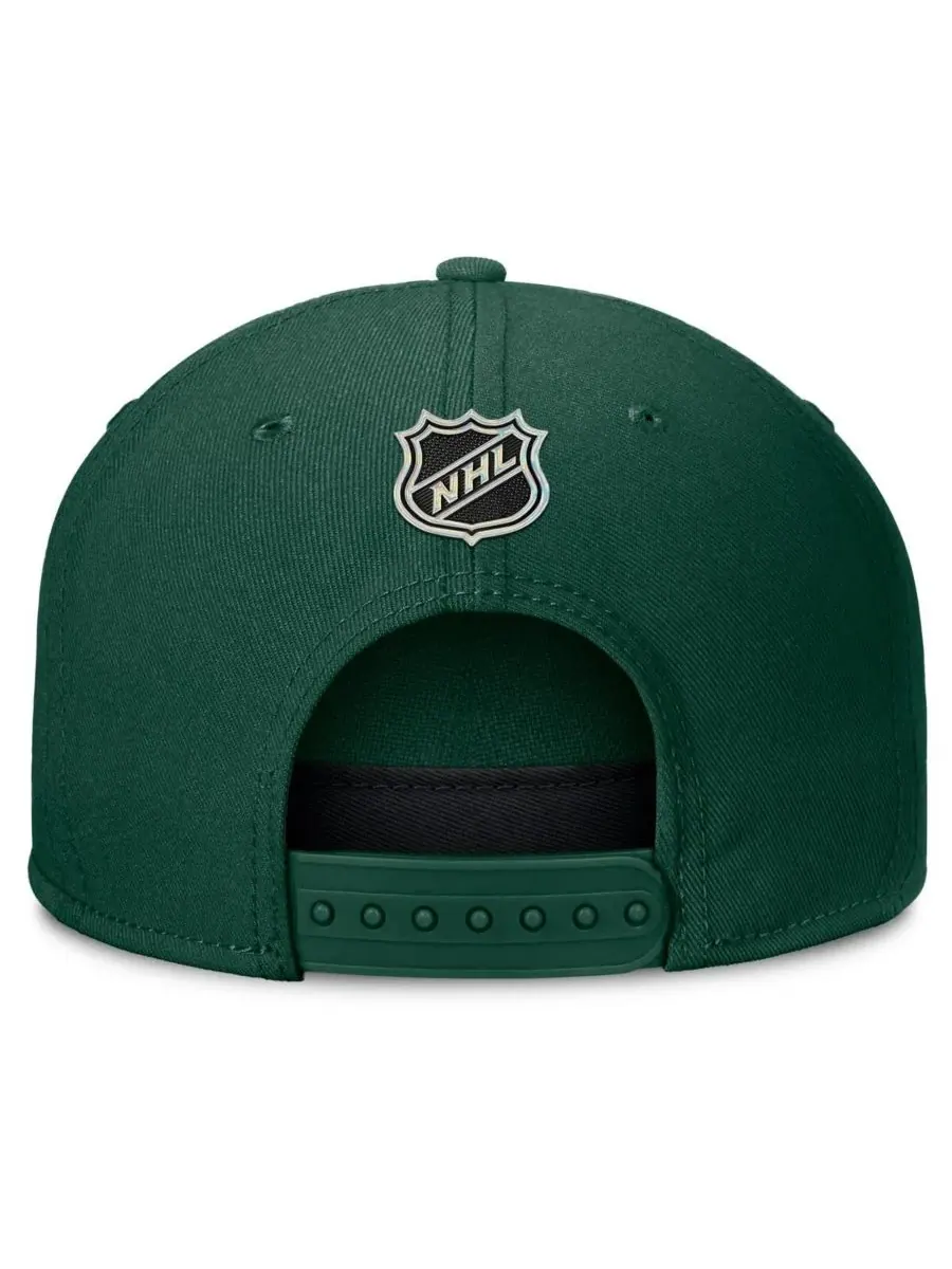 Fanatics Мужская зеленая бейсболка Minnesota Wild Authentic Pro Rink Team Code с — изображение 4 из 4, зеленый