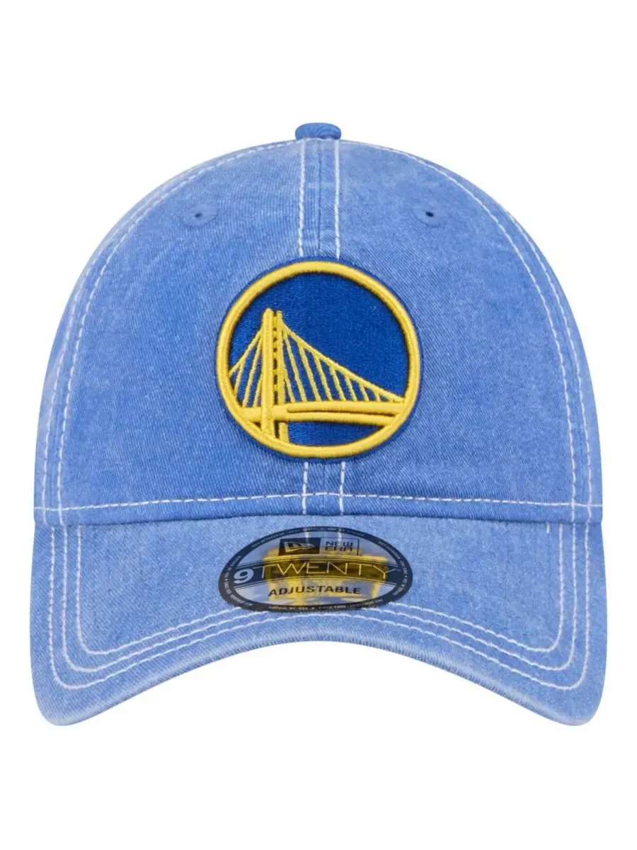 New Era Мужская регулируемая кепка Royal Golden State Warriors, окрашенная пигментами, размер — изображение 5 из 5