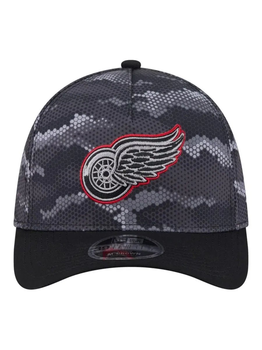 Бейсболка с вышитым логотипом Detroit Red Wings New Era — изображение 2 из 5, черный