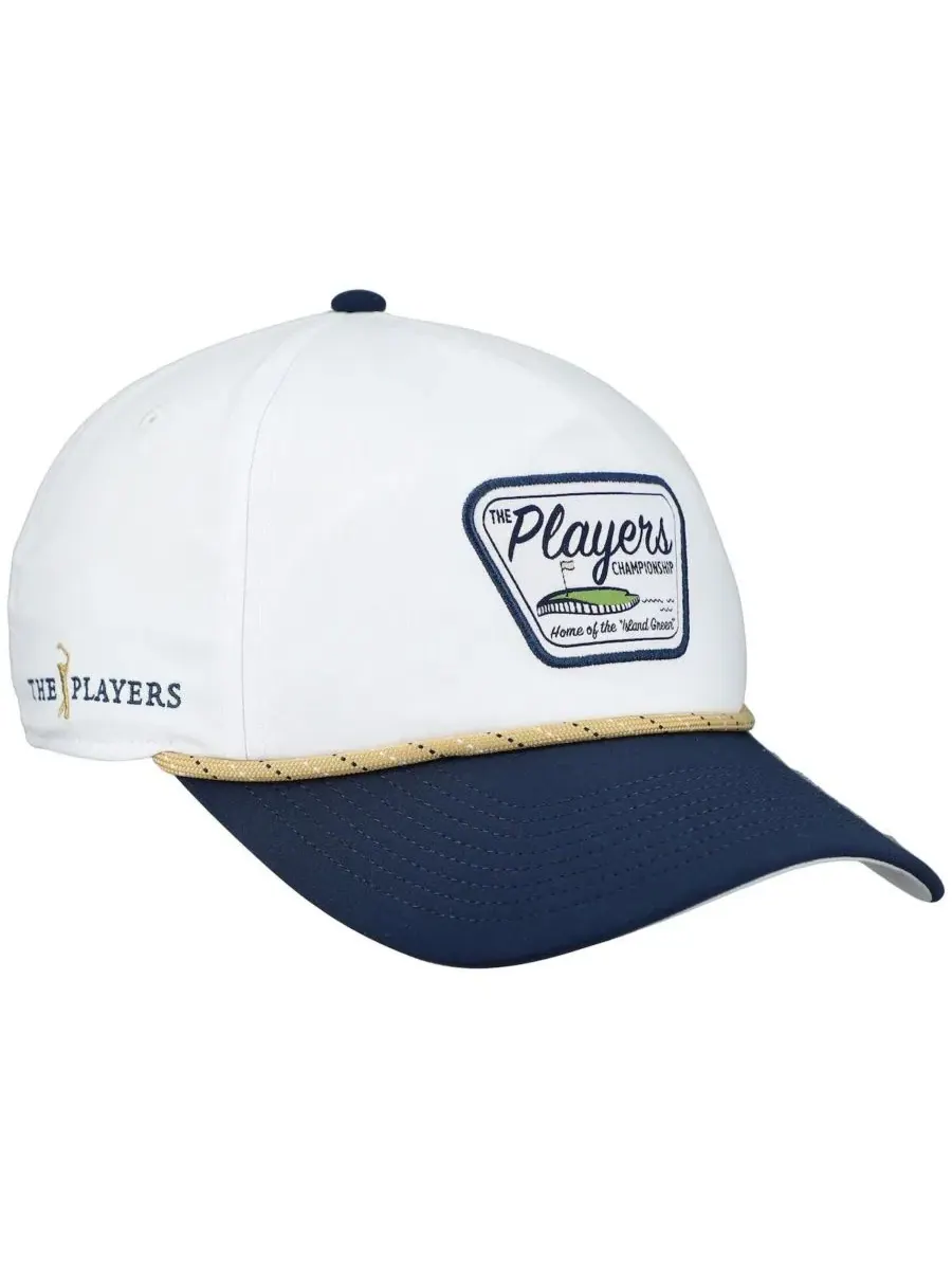 Кепка мужская с вышивкой THE PLAYERS Island Green Patch Rope Adjustable Hat FootJoy — изображение 1 из 4, белый