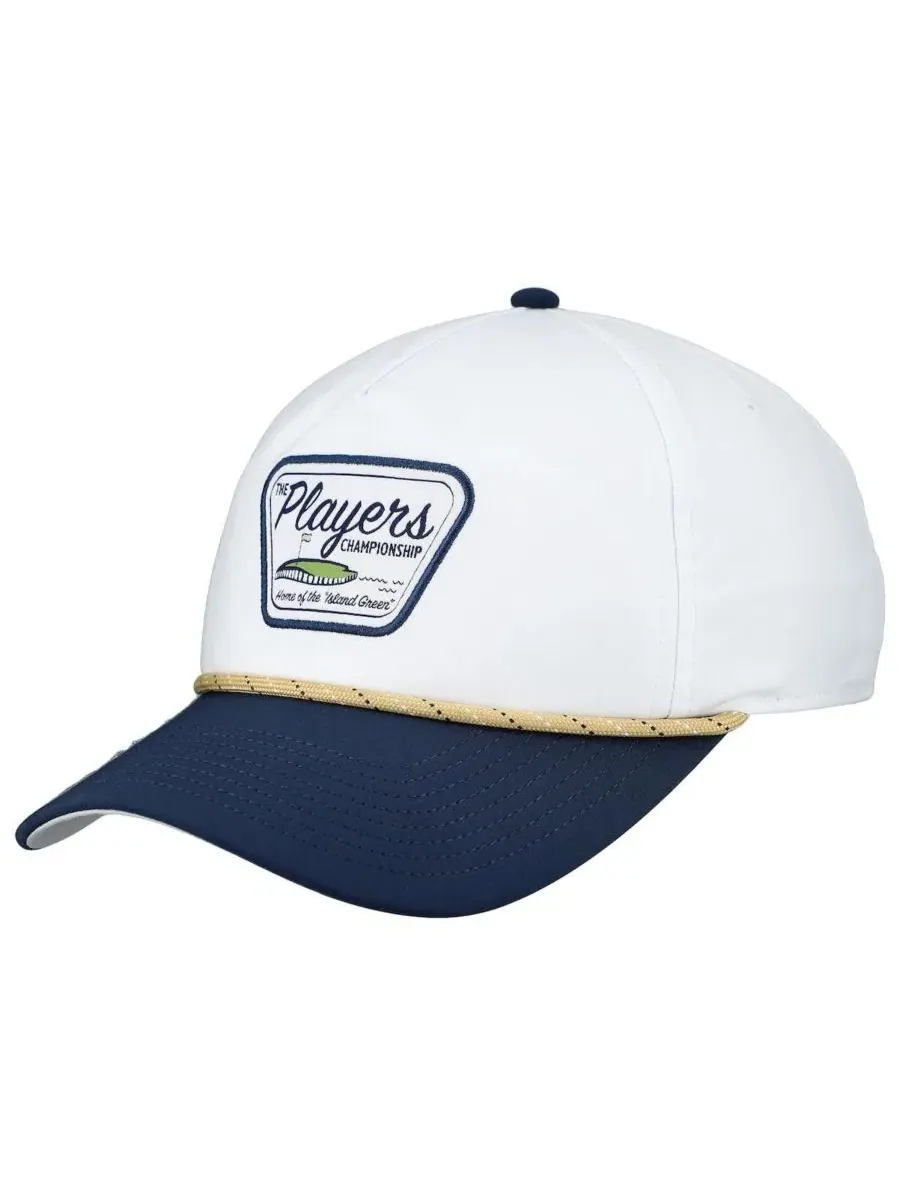 Кепка мужская с вышивкой THE PLAYERS Island Green Patch Rope Adjustable Hat FootJoy — изображение 3 из 4, белый