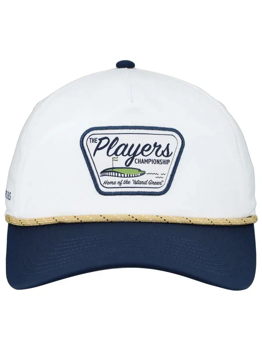 Кепка мужская с вышивкой THE PLAYERS Island Green Patch Rope Adjustable Hat FootJoy — изображение 4 из 4, белый